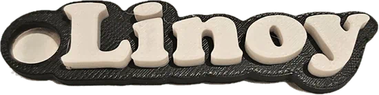 מחזיקי מפתחות עם רקע מעוצב באנגלית